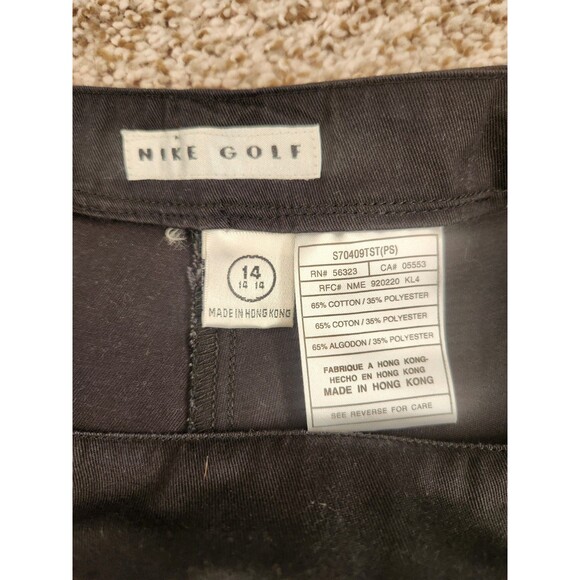 NIKE GOLF VINTAGE Skort Skirt Women’s Size 14 Black Y2K 90s - Picture 4 of 7